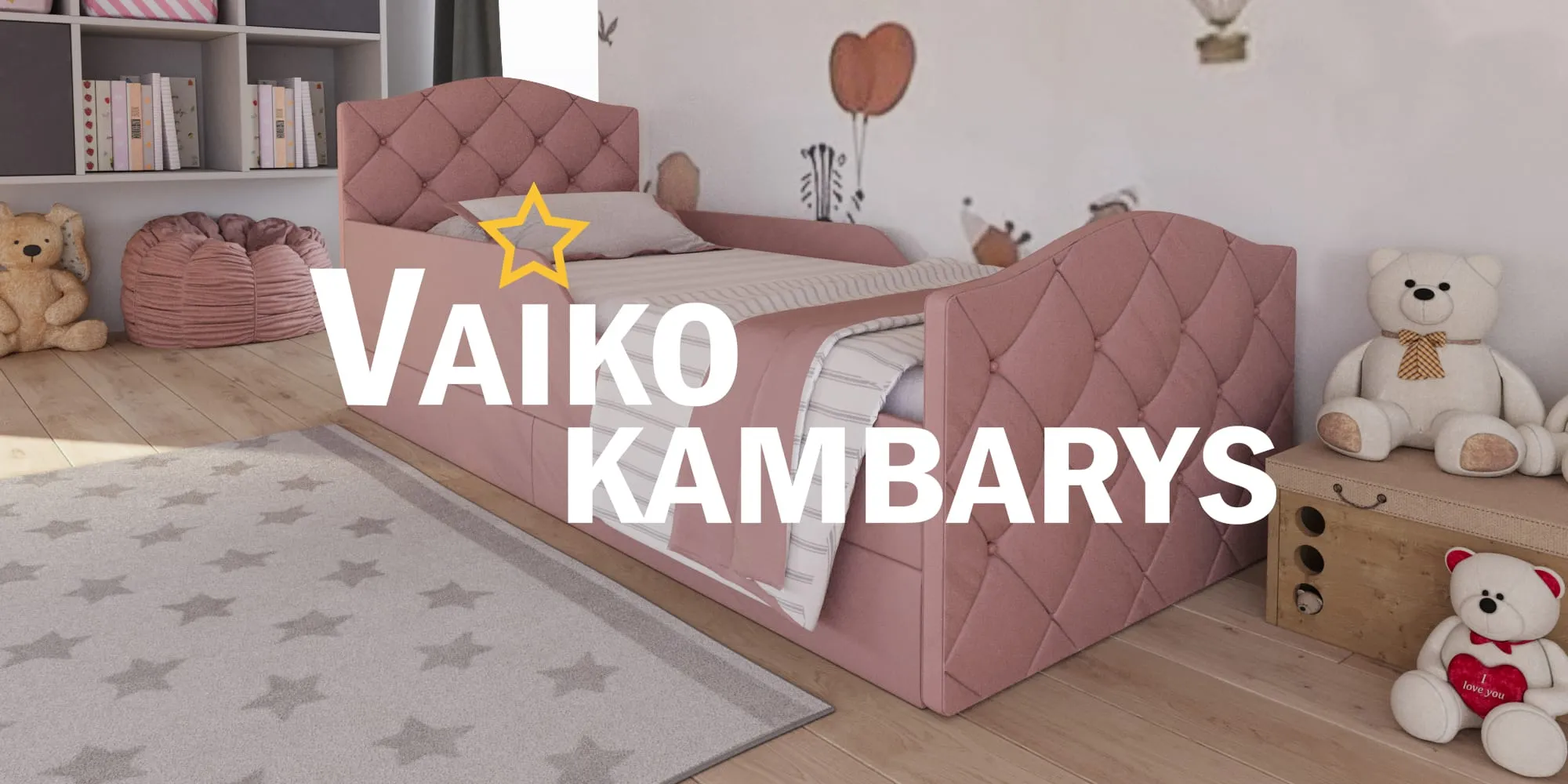 4 faktai apie vaikiškas lovas, spintas ir baldus